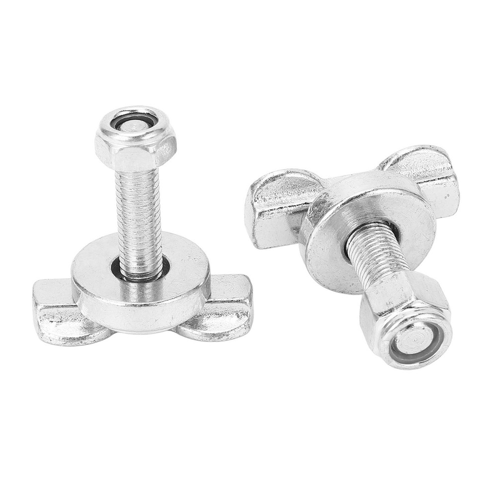 1 Pair L Track Double Lug Threaded Stud For Secure Cargo Management For ATV Pick
