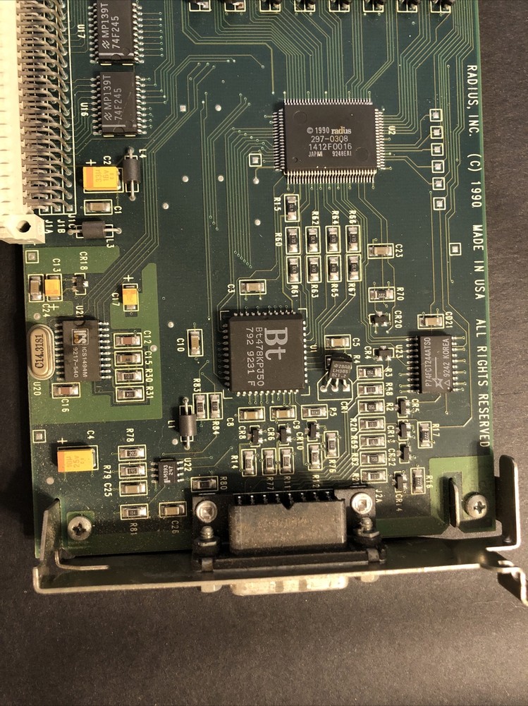 APPLE MACINTOSH RADIUS NUBUS INTERFACE 820-0064-D VIDEO CARD