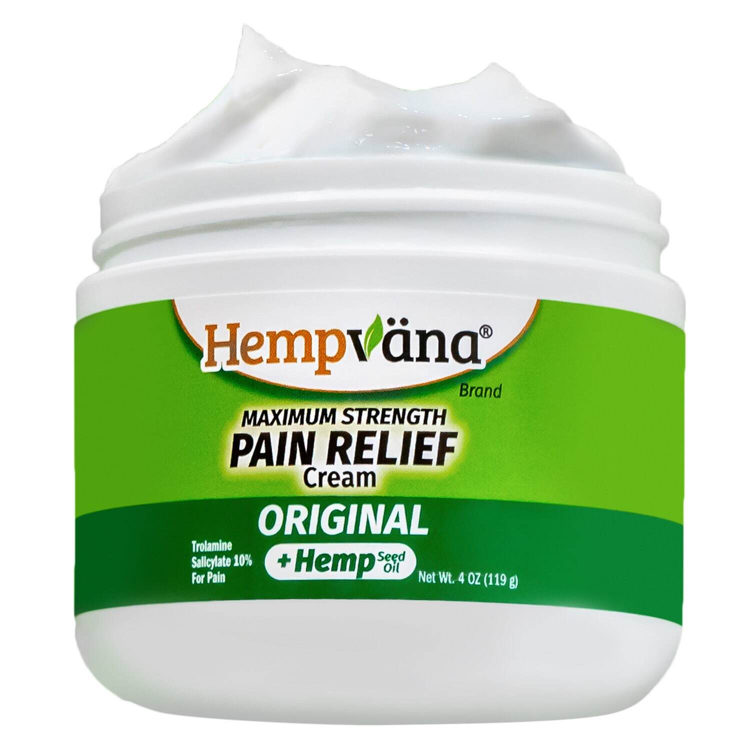 Hempvana Original Pain Cream, Maximum Strength