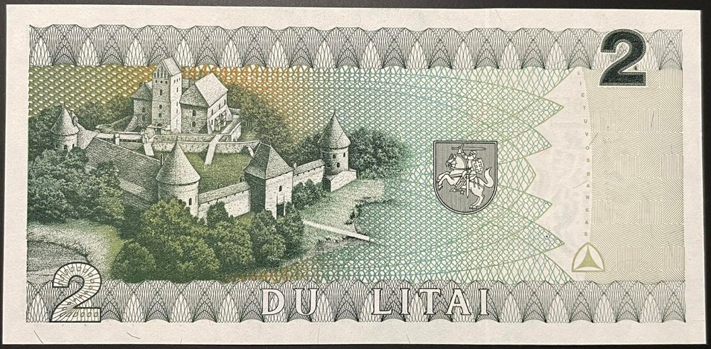 Lithuania 2 Litai 1993 DAF