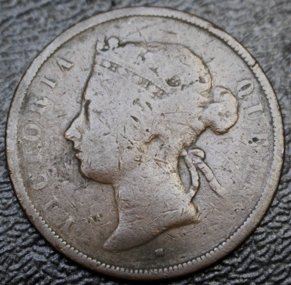 1874 H STRAITS SETTLEMENTS - 1 CENT - COPPER - Queen Victoria - Nice