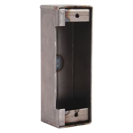 Keedex K-Bxes16 Weldable Gate Box,Silver,2-3/8" W