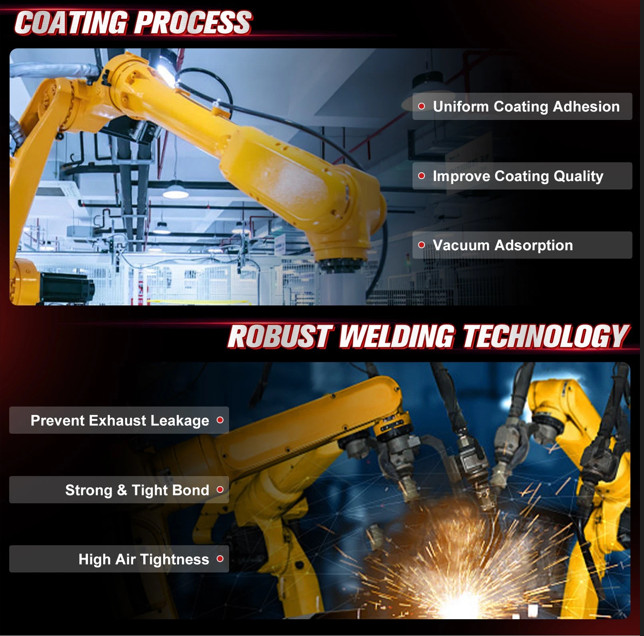 Complete Exhaust System For 2003-2011 Honda Element 2.4L 07-10 Exc SC Models New