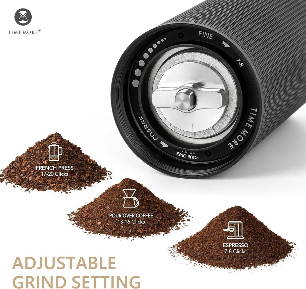 Chestnut C3S PRO Manual Coffee Grinder - Compact with Foldable Handle, Adjust...