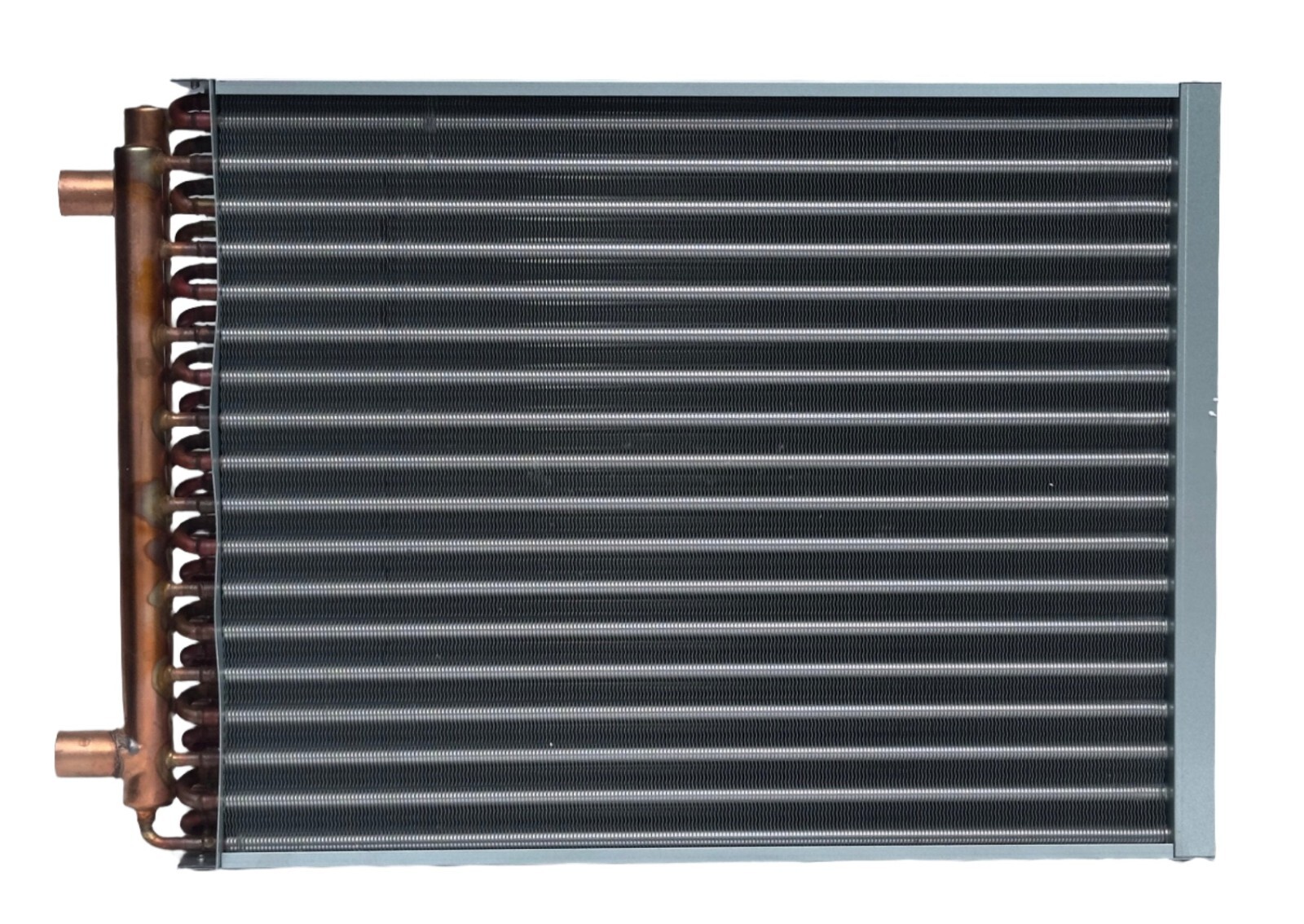 16x16 Water to Air Heat Exchanger~~1" Copper ports w/ EZ Install Front Flange