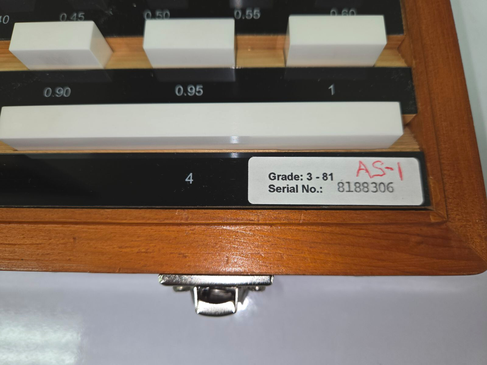 Fowler Ceramic Gage Blocks 80 pcs, Grade AS-1.