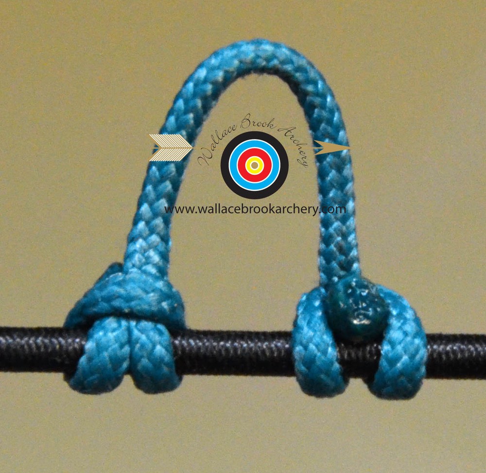 2 Pack Teal Archery Release Bow String Nock D Loop Bowstring BCY #24