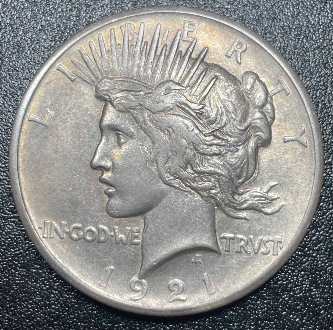 1921 Peace Silver Dollar $1 AU About Uncirculated Key Date