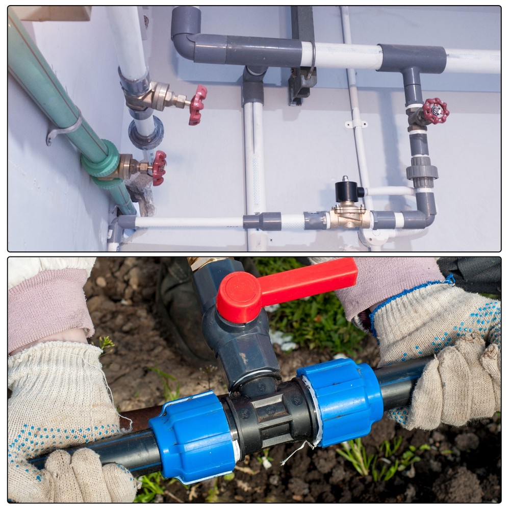 UPVC Fitting Pipe Reducer 1-1/4"x 1" 3pcs Straight Coupling