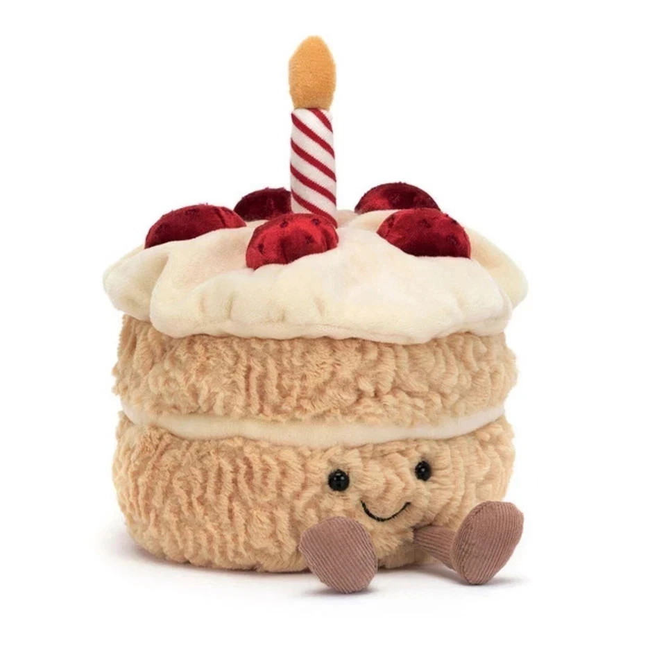 Amuseables Strawberry Birthday Cake Plush Toys Doll Kids Birthday Gift*