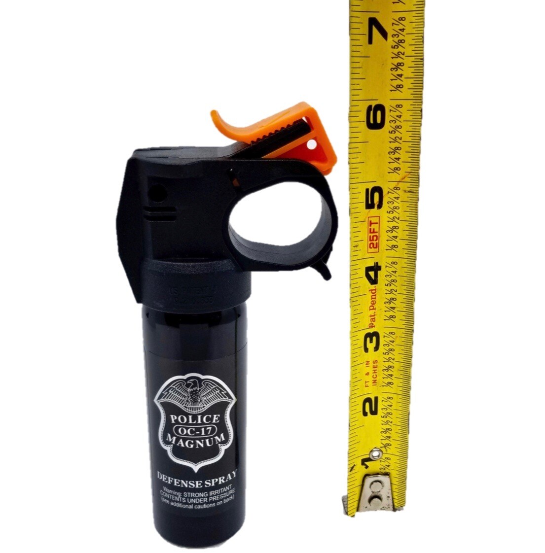 Police Magnum pepper spray 3 ounce Fire Master .50oz Pocket Clip Self Defense