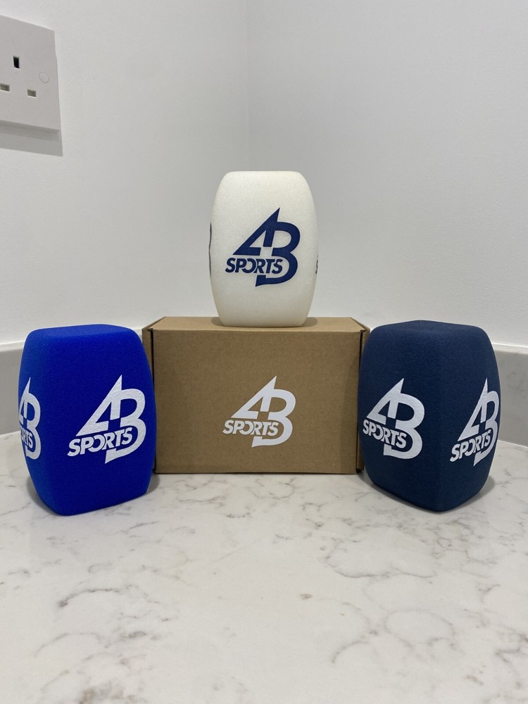 Custom printed Logo 4 sided square microphone Foam Windshield Pop Filter Cover