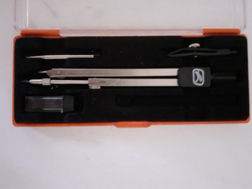 vintage compass drawing set