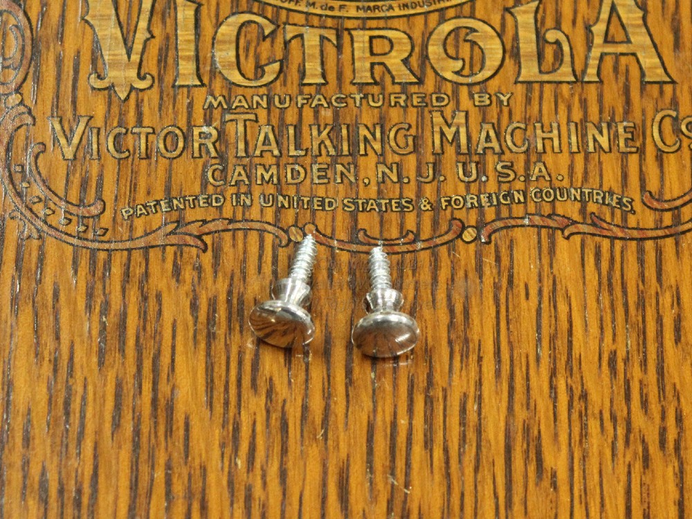 VV-IV Victor Victrola Two (2) Cabinet Door Knobs VV-IV Model 4 + Hardware