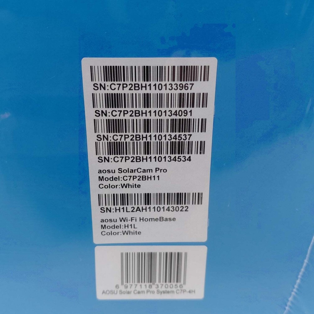 New Aosu Solar Powered Security Camera System Solar-Powered Home Security System