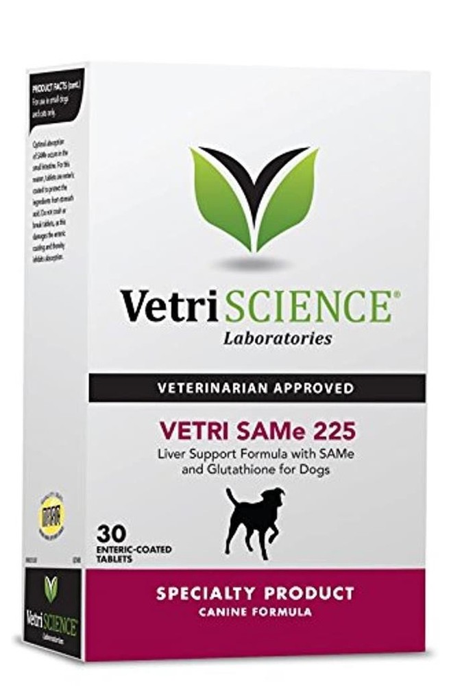 VetriScience Laboratories Vetri Same 225 Liver Support Supplement for Dogs(30ct)
