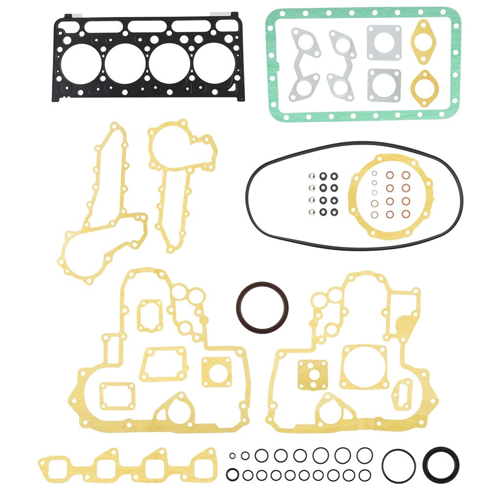 Complete Cylinder Head & Full Gasket Kit For Kubota V2203 Bobcat 773 753 7753