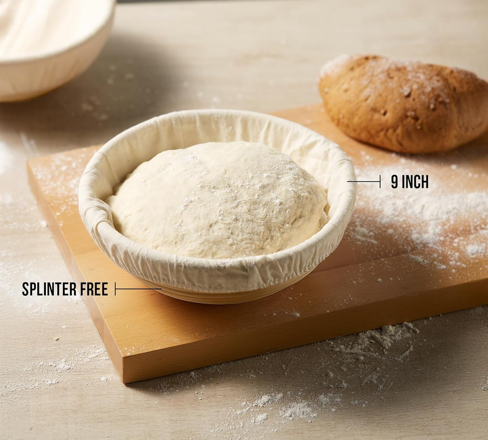 Banneton Bread Proofing Basket, , Sourdough Proofing Bread Basket, Bread Bann...