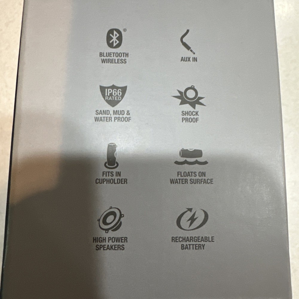New iLive Waterproof Wireless Bluetooth ISBW337BU