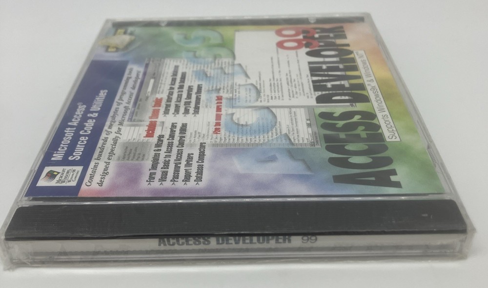 Microsoft Access Developer 99 Source Code And Utilities New Sealed