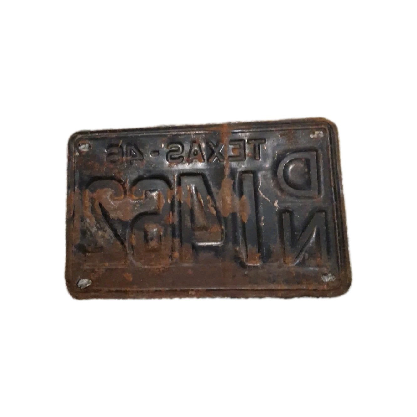 1946 TEXAS LICENSE PLATE