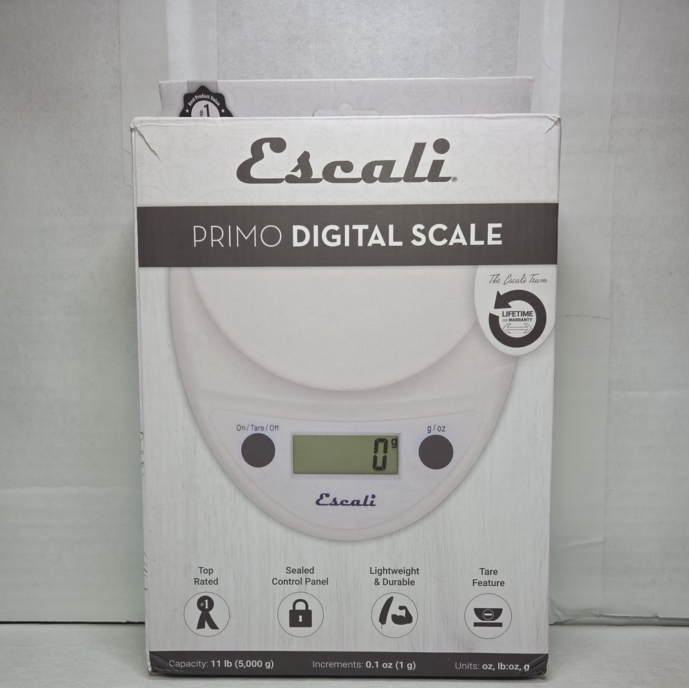 Escali Primo Digital Food Scale - White