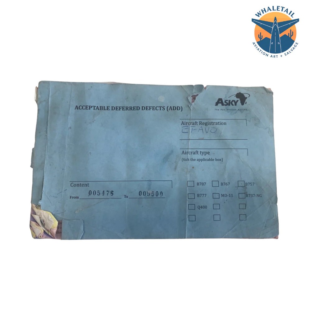 Asky ADD Flight Book
