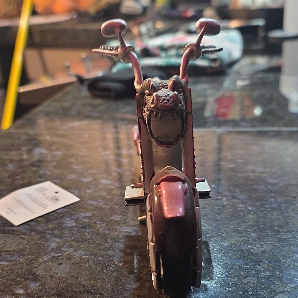 Rare KISS Gene Chopper Mini Motorcycle Hamilton Collection NO BOX