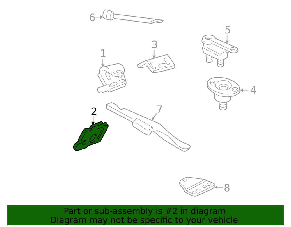 Genuine GM Mount Bracket 15725994