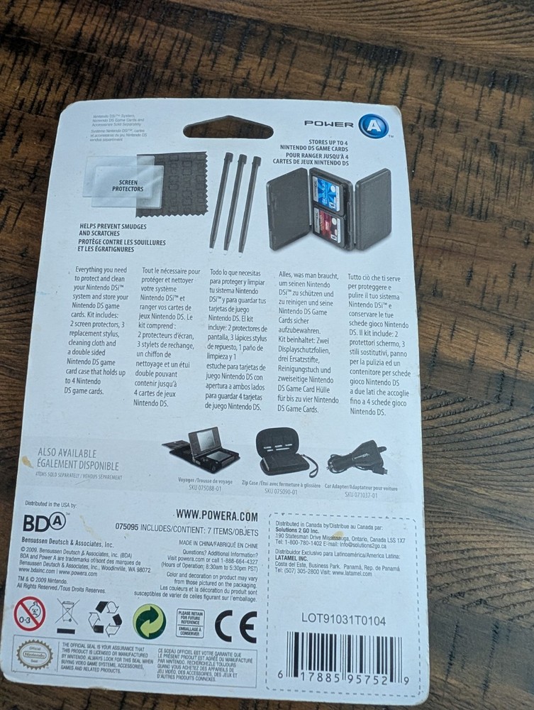 Nintendo DS Clean & Protect Kit Sealed
