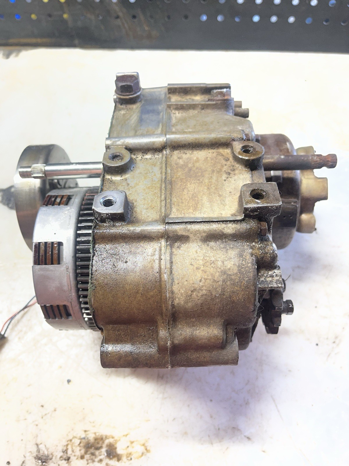 1993 Honda TRX 90 Bottom End Engine Crankcase Case Crankshaft Clutch Flywheel