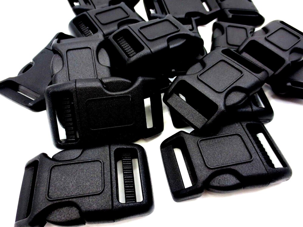 Backpack Strap Buckle Fits 25mm, 1" Wide Strap Webbing, Durable! Free Shipping!
