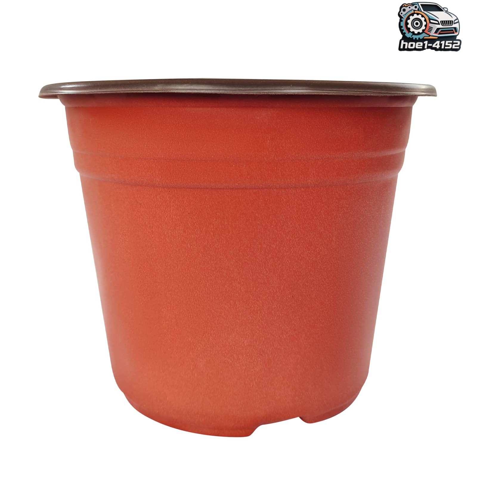 Premium 6 Inch Red Plastic Plant Pots 100Pcs Nursery Succulent Seedling Pots