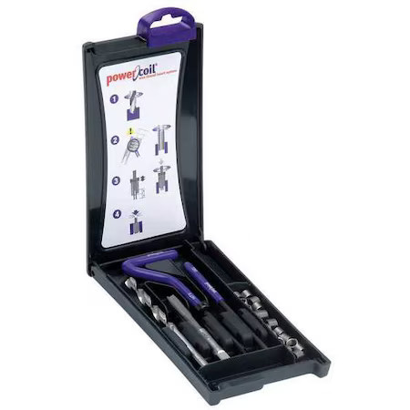 Free-Running Helical Insert Repair Kit, Helical Inserts, #4-40, Plain 18-8