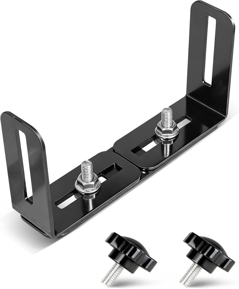 Anina CB Radio Mount Bracket with Knobs Universal Mount for CB Radios- Adajustab