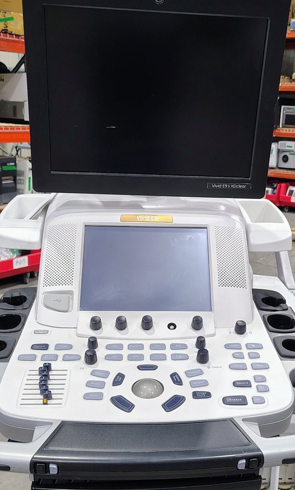 GE Vivid E9  High-Performance Cardiovascular Ultrasound System Power Tested