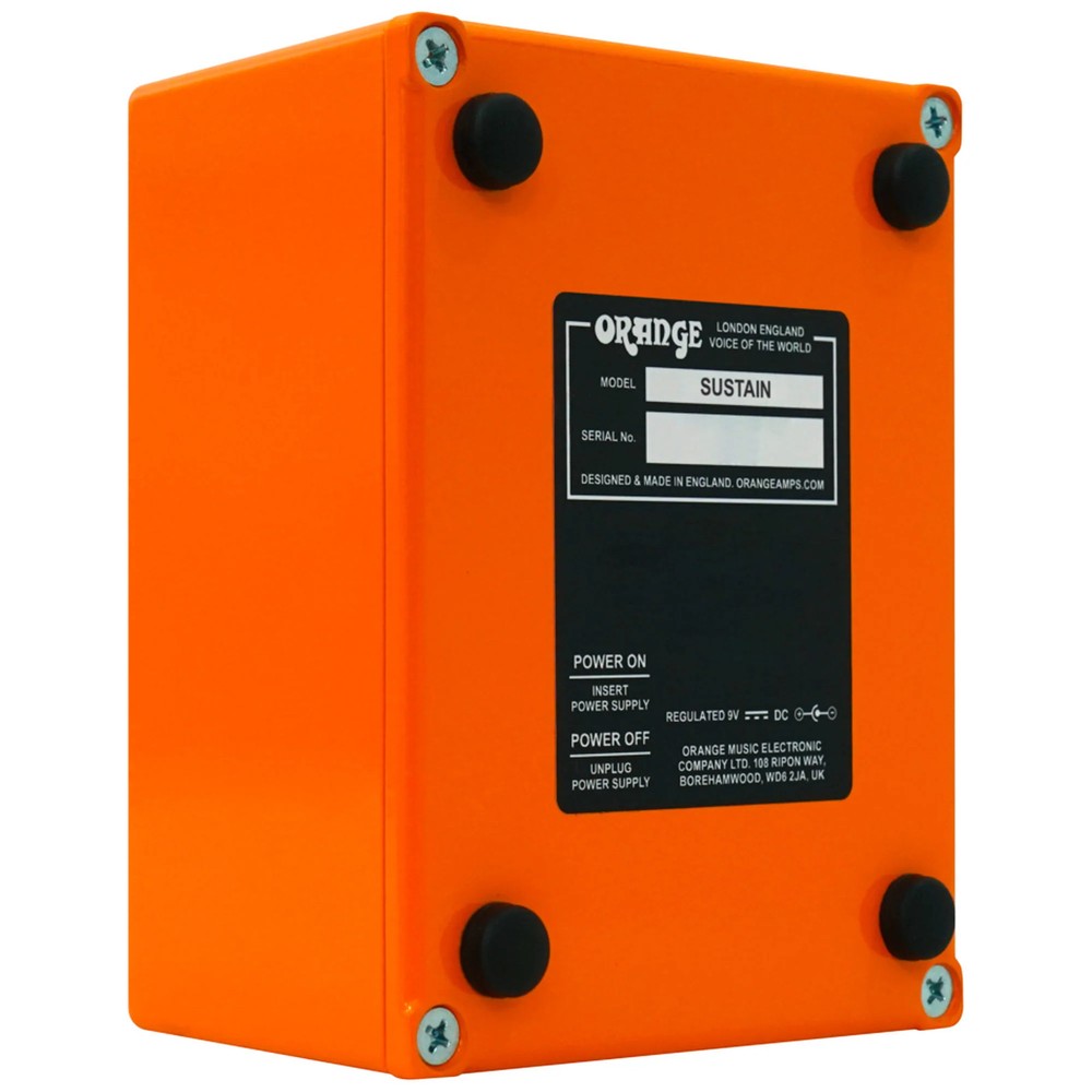 Orange Sustain Effect Pedal