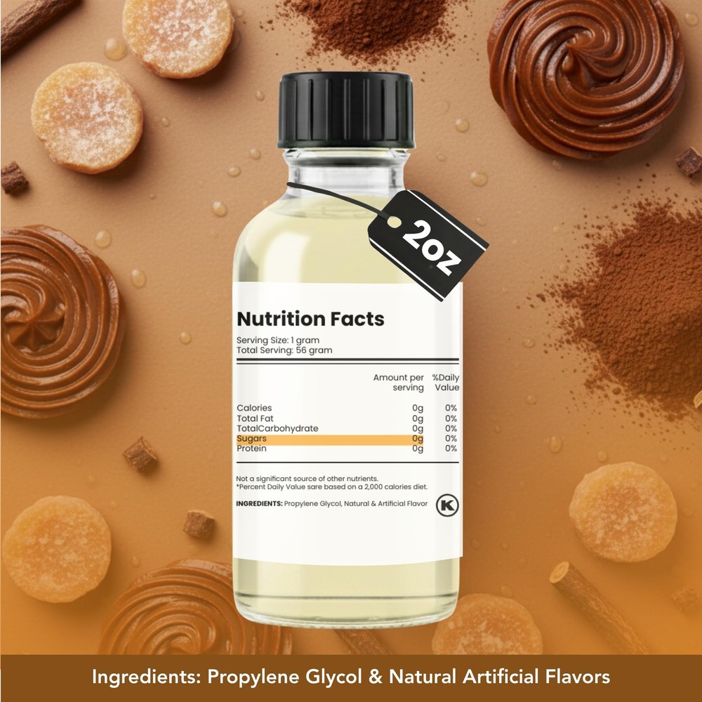Dolce Flav Root Beer Extract - 2 Ounce Water-Soluble Multipurpose 2 Oz.