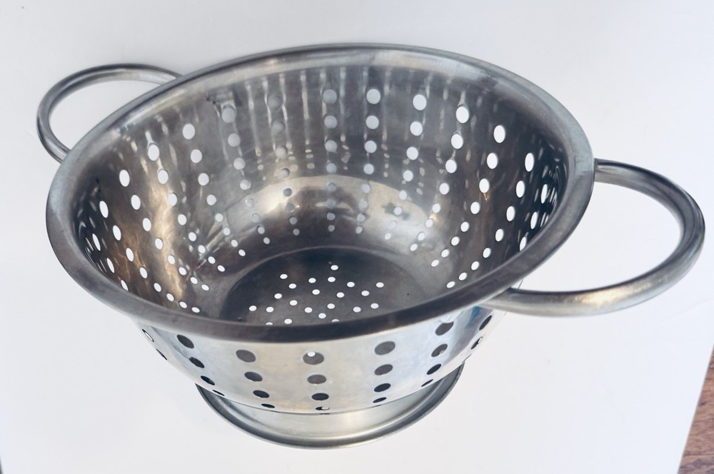 Michael Graves Design Stainless Strainer Colander Footed Handled