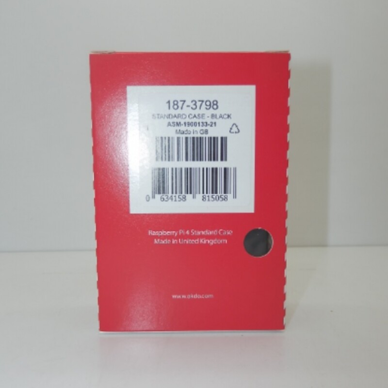 Raspberry Pi 4 Model B Black Standard Case ASM-1900133-21