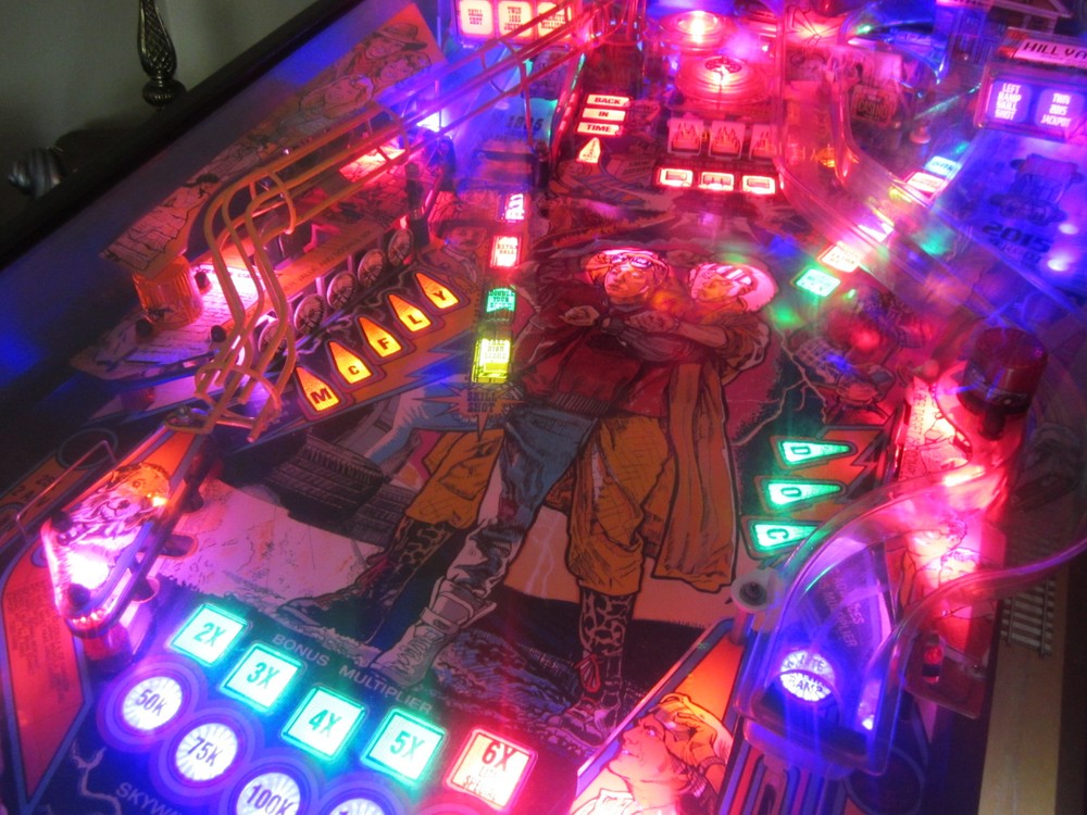 Back to The Future NON GHOSTING Lighting Kit custom SUPER BRIGHT PINBALL LED KIT