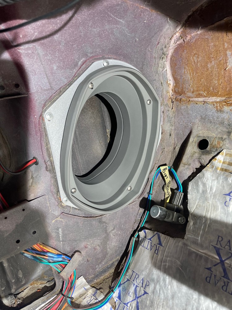 1959-1970, GM Full Size, Impala Kick Panel Vent, 6X9” Speaker Bsffles