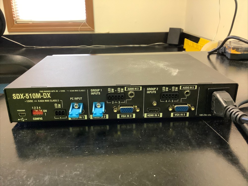 AMX SDX-510M-DX Solecis 5x1 Multi-Format Digital Switcher