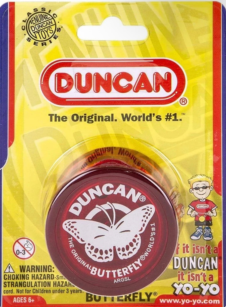 Duncan Butterfly Yo-Yo, Red