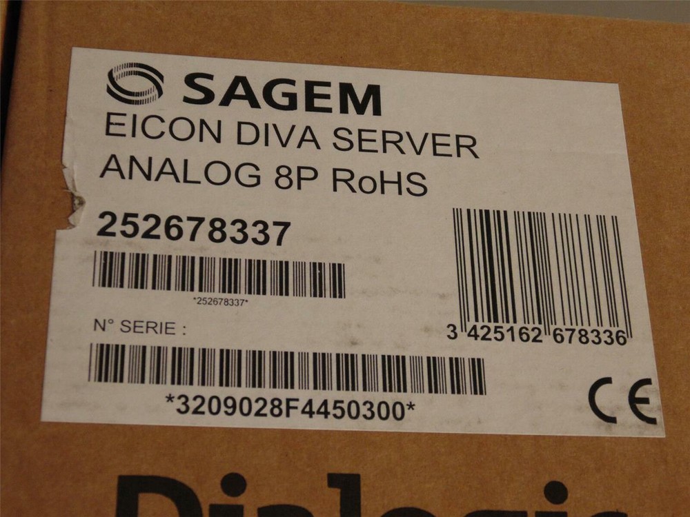 DIALOGIC SAGEM EICON (306-233) Diva Analog 8-P v1