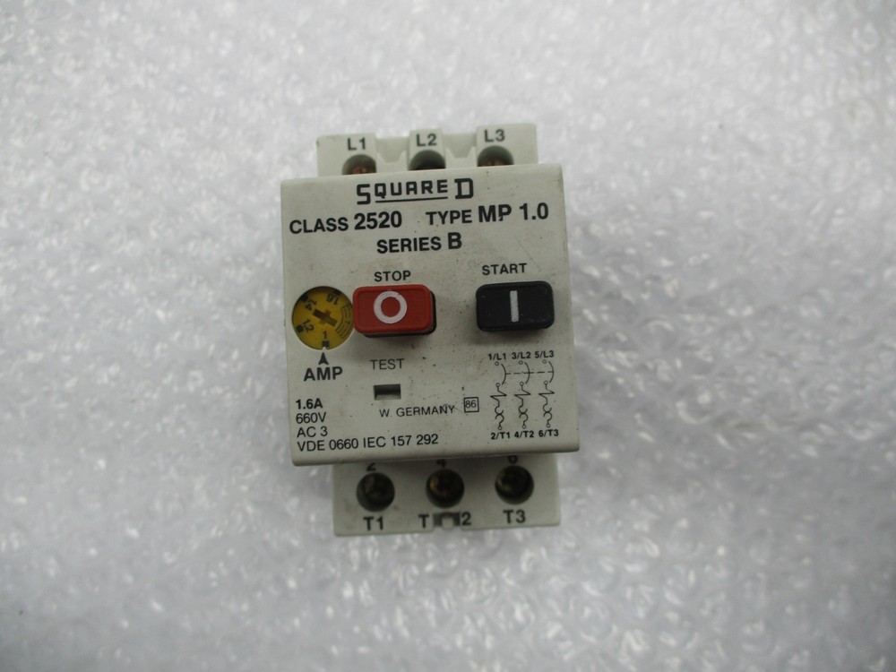 SQUARE D 2520MP1.0 STARTER UNMP