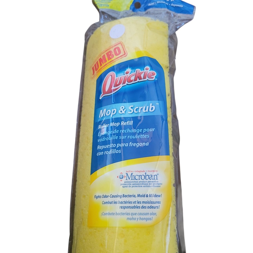 Quickie Jumbo Mop & Scrub Roller Refill #0553MB
