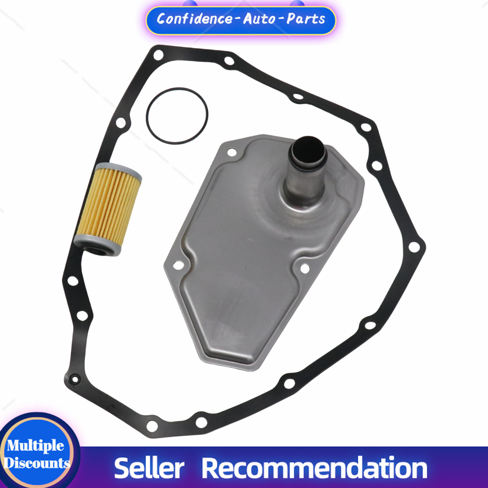 For Nissan Kicks 2018-2024 Versa 20-24 1.6L 3Pcs Transmission Oil Filter Gasket