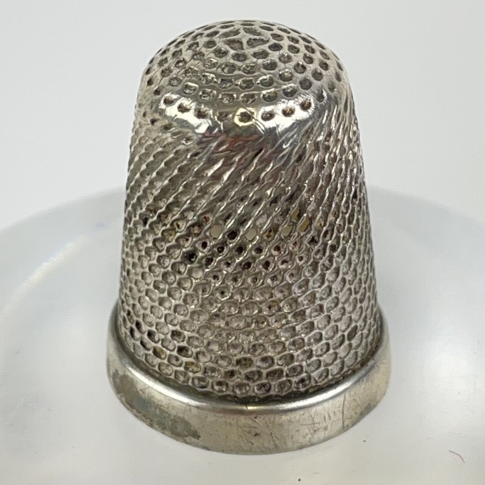 Antique Solid Silver Thimble Size 7 Charles Horner 1911 2.4cm 5.6g