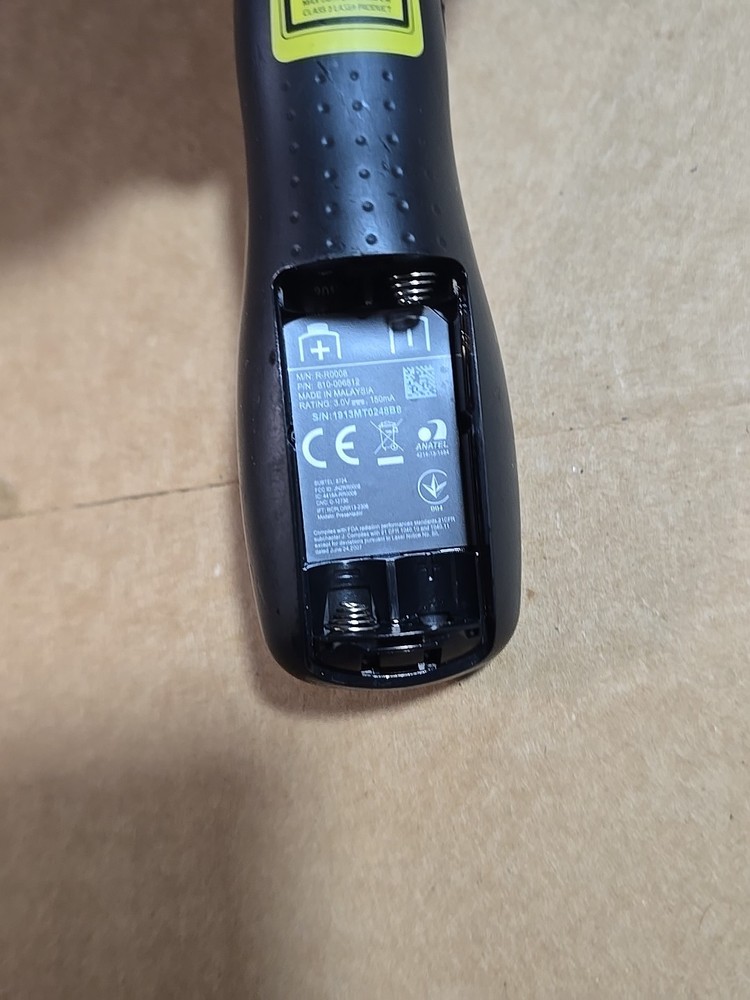 Logitech Wireless Presenter R400 with USB Receiver and Case – Tested & Working